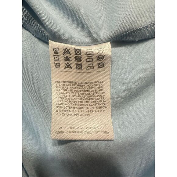 Sylvian Heach Women's Size Medium Blue Knee Length Halter Knee Length Dress - Picture 4 of 10